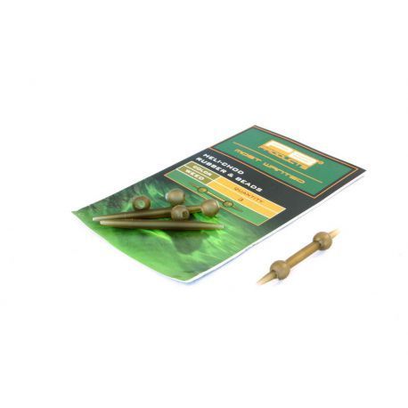 PB PRODUCTS HELI-CHOD RUBBER & BEADS WEED