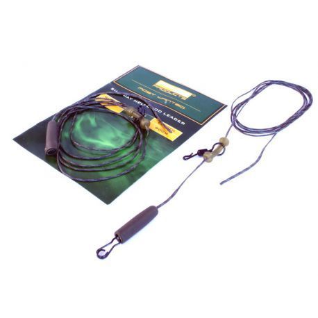 PB PRODUCTS SILK RAY HELI-CHOD LEADER WEED