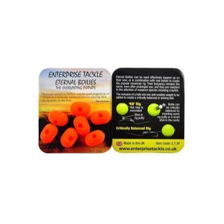 ENTERPRISE TACKLE ETERNAL DUMBELLS NARANJA 11X15 MM