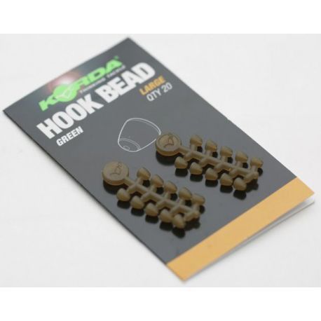 KORDA HOOK BEAD GREEN LARGE