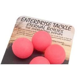 ENTERPRISE TACKLE BOILIES POP UP PINK FLURO