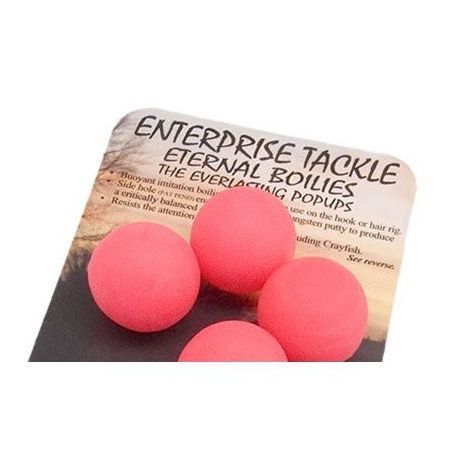 ENTERPRISE TACKLE BOILIES POP UP PINK FLURO