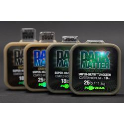KORDA DARK MATTER TUGSTEN HOOKLINK 18 LB WEED GREEN
