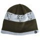 FOX BEANIE GREEN / SILVER