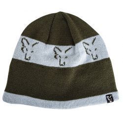 FOX BEANIE GREEN / SILVER