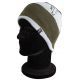 FOX BEANIE GREEN / SILVER