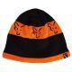 FOX BEANIE BLACK / ORANGE