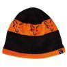FOX BEANIE BLACK / ORANGE