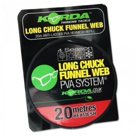 KORDA LONG CHUCK FUNNEL WEB PVA SYSTEM 20 M