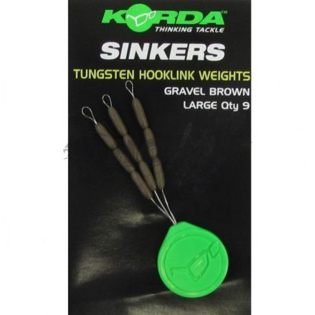KORDA SINKERS WEGA GREEN MEDIUM