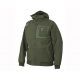 FOX COLLECTION SHELL HOODY GREEN / SILVER TALLA M