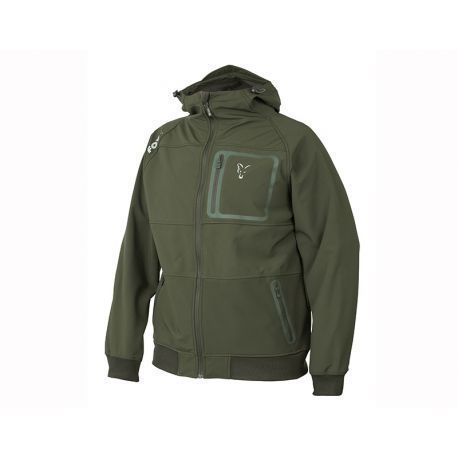 FOX COLLECTION SHELL HOODY GREEN / SILVER TALLA M