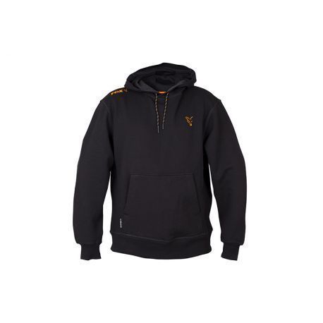 FOX COLLECTION BLACK ORANGE HOODY TALLA S