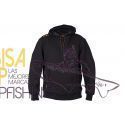 FOX COLLECTION BLACK ORANGE HOODY TALLA S