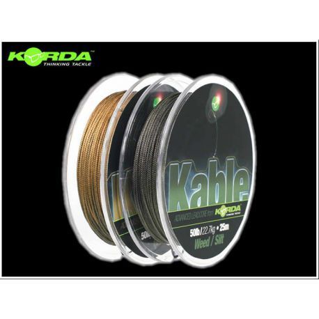 KORDA LEADCORE KABLE 50 LB 25 M GRAVEL