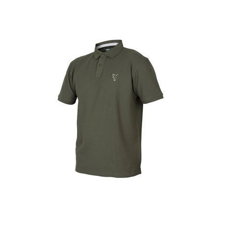 FOX COLLECTION POLO SHIRT GREEN SILVER TALLA S