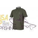 FOX COLLECTION POLO SHIRT GREEN SILVER TALLA M