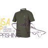 FOX COLLECTION POLO SHIRT GREEN SILVER TALLA S