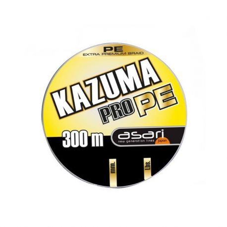 ASARI KAZUMA PRO PE 300MTS ,0,35 MM, 29.55 KG 65 LB