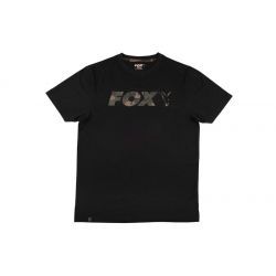 FOX T-SHIRT CAMO PRINT LOGO BLACK TALLA S
