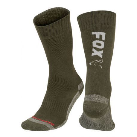 FOX THEM SOCK GREEN SILVER THERMOLITE LONG Nº 44-47