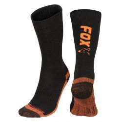 FOX THEM SOCK BLACK ORANGE THERMOLITE LONG Nº40-43