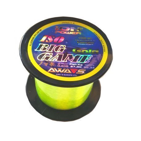 AWA SHIMA ION POWER ISO BIG GAME GOLD 0,40 MM 1000 MT