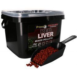 STARBAITS RED LIVER MIXED PELLETS 2 KG