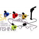 ZFISH BITE INDICATOR CLASSIC TWIN BALL YELLOW