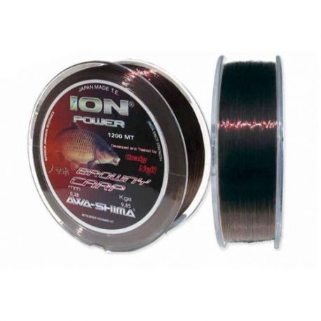 AWA-SHIMA ION POWER BROWNY CARP 0,35 MM - 1200 M