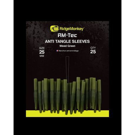 RIDGEMONKEY ANTI TANGLE SLEEVES WEED GREEN SHORT