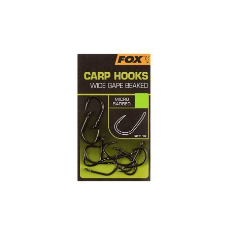 FOX CARP HOOKS WIDE GAPE BEAKED Nº2