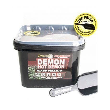 STARBAITS DEMON HOT DEMON MIXED PELLETS 2 KG
