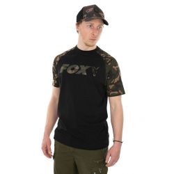 FOX T-SHIRT RAGLAN BLACK CAMO TALLA M