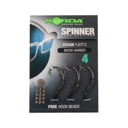 Korda Spinner hook sections Krank Nº4 Micro Barbed