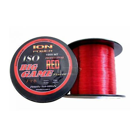 AWA-SHIMA ION POWER BIG GAME RED 0,40MM 1000M