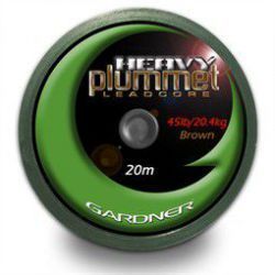 GARDNER HEAVY PLUMMET LEADCORE BROWN 20 M