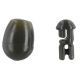 MIKADO CONECTOR DE LINEA MF MARRON T-M