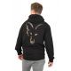 FOX LIGHTWEIGHT ZIPPED HOODY BLACK CAMO PRINT T-M