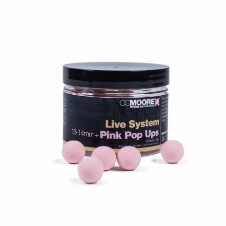 CC MOORE LIVE SYSTEM PINK POP UPS 13-14MM