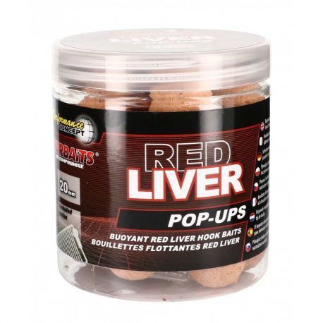 STARBAITS POP UPS RED LIVER 14MM