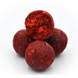 MASSIVE BAITS BOILIES STRAWBERRY BERGAMOTTA 18MM