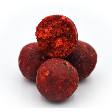 MASSIVE BAITS BOILIES STRAWBERRY BERGAMOTTA 18MM