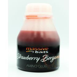 MASSIVE BAITS AMINO GLUG STRAWBERRY BERGAMOTTA 250ML