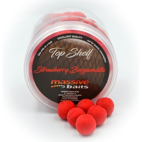 MASSIVE BAITS POP UPS STRAWBERRY BERGAMOTTA 14MM