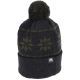 MIKADO WINTER CAP POMPOM GREY AND GREEN