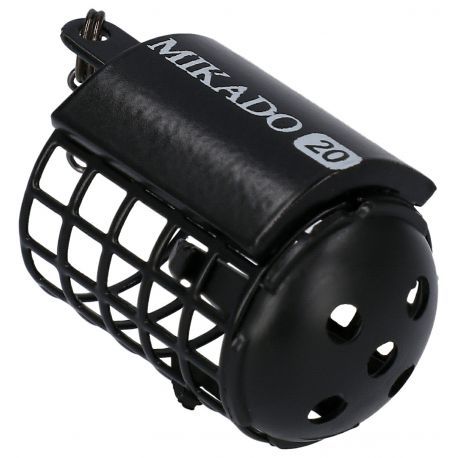 MIKADO FEEDER ROUND WITH BOTTOM 20 GR BLACK
