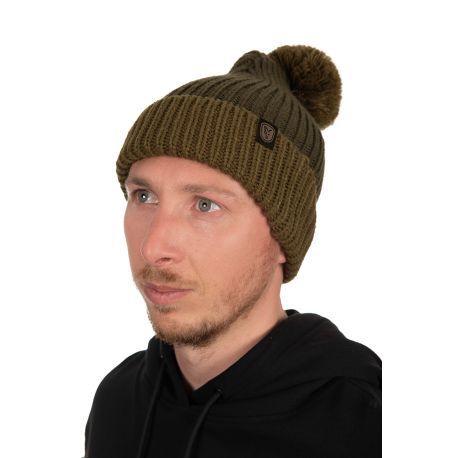 FOX HEAVY KNIT BOBBLE HAT