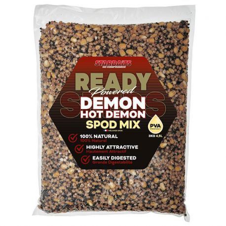 STARBAITS HOT DEMON SEEDS SPOD MIX 3KG