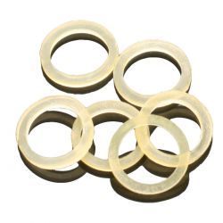 MIKADO PELLETS BANDS FEEDER ON RING 6 MM TRANSPARENT